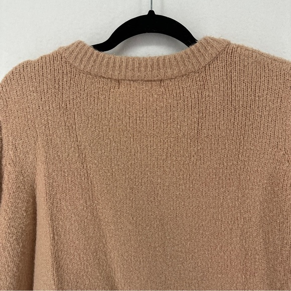 Philosophy Sweater Wool Blend Braided Arms Womans Size M Soft Rose Pink - Picture 9 of 10